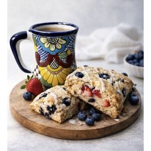 Handcrafted Artisian Talavera  Mexican Pottery‎ Signed Vibrant Colors Festival